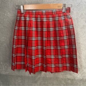 Y2k Mini Skirt Small Plaid‎ Pleated Schoolgirl Preppy Academia Indie Retro